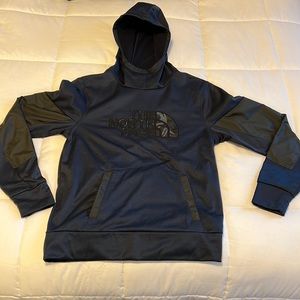 The North Face camo print hoodie